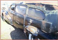 1947 Buick Roadmaster Flxible hearse left rear view for sale $7,500