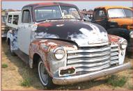 1951 Chevy Series 3100 5 window 1/2 ton pickup truck right front view