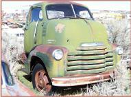 1950 Chevrolet Series 5700 COE cab over engine 2 ton truck right front view