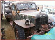 1947 Dodge WDX Power Wagon one ton flatbed truck right front view
