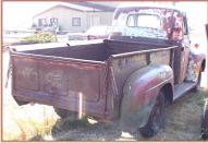 1950 Ford F-2 3/4 ton pickup truck right rear view