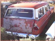 1955 Ford Country Sedan 6 passenger 4 door station wagon right rear view