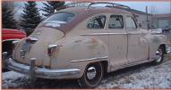 1948 Chrysler Windsor Traveler 4 Door Sedan For Sale $3,000 right rear view