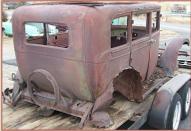 1928 Dodge Victory 4 Door Sedan Body and Chassis For Sale $2,000 right rear view
