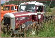 1961 Diamond T Model 921 Twin Screw Boom Semi Truck For Sale $900 left front view