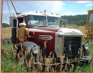 1961 Diamond T Model 921 Twin Screw Boom Semi Truck For Sale $9,000 right front view