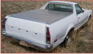 1977 Ford Ranchero 500 Two Door 1/2 Ton Car Pickup For Sale $3,500 right rear view