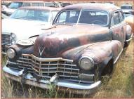 1947 Cadillac Series 62 Four Door Sedan For Sale $2,700 left front view