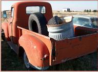 1951 Chevrolet Series 3100 1/2 Ton 116" SWB Commercial Pickup Truck For Sale $4,500 left rear view