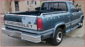 1990 Chevrolet C-1500 SilveradoFleetside pickup truck for sale $6,000 right rear view