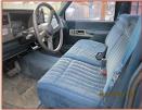 1990 Chevrolet C-1500 SilveradoFleetside pickup truck for sale $6,000 left interior view
