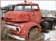 1956 Ford F-5 2 ton LCF Low-Cab-Forward Short Wheel Base Semi Tractor For Sale $4,500 left front view
