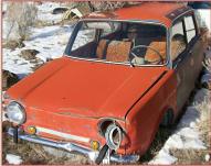 1963 Simca 1000 "Mille" 4 Door Sedan French Rear Engine Mini-Car For Sale $2,500 left front view