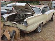 1957 Ford Fairlane 500 Club Victoria 2 Door Hardtop For Sale $7,500 right rear view