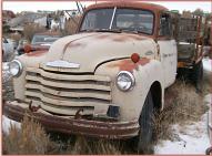 1953 Chevrolet Series 4400 1 1/2 Ton Flatbed Farm Truck For Sale $3,000 left front view