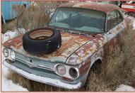 1963 Chevrolet Corvair 500 Series 2 Door Post Coupe For Sale $4,500 left front view