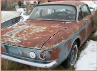 1963 Chevrolet Corvair 500 Series 2 Door Post Coupe For Sale $4,500 right rear view