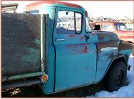 1957 Chevrolet Model 3E Series 3600 3/4 To 1 Ton Box Bed Truck For Sale $4,500 right rear cab view