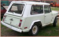 1967 Kaiser Jeep Series 8700 Commando 1/4 Ton 4X4 Roadster uUtility Vehicle For Sale $4,000 right rear view