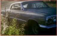 1963 Chevrolet Impala SS Super Sport 2 Door Hardtop Green For Sale $4,000 right front view