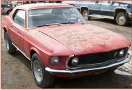 1969 Mustang 2 Door Hardtop Coupe 302 V-8 4 Speed Muscle Car for Sale $4,500 right front view