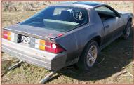 1982 Chevrolet Camaro Z28 2 Door T-Top Sport Coupe For Sale $3,000 right rear view