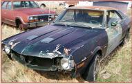 1970 AMC Javelin SST 360 V-8 Two Door Hardtop Fastback Coupe For Sale $6,000 left front view