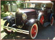 1931 Model Canadian Model A Deluxe 2 Door Phaeton For Sale $33,000 left front view
