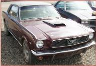 1966 Ford Mustang 2 door hardtop 351 V-8 Four Speed Muscle Car For Sale $9,000 right front view