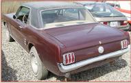 1966 Ford Mustang 2 door hardtop 351 V-8 Four Speed Muscle Car For Sale $9,000 left rear view