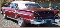 1958 Chevrolet Bel Air Impala Convertible For Sale $52,000 left rear view