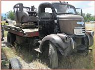 1941 Chevrolet Model GP 2 Ton COE Cab-Over-Engine Flatbed Montana Farm Truck For Sale $3,000 right front view