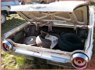 1962 Ford Thunderbird 2 Door Hardtop For Sale $4,500 right rear trunk area view