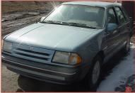 1986 Ford Tempo GL 4 door sedan new condition for sale $3,500 left front view