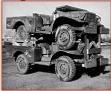 Two 1942 Dodge WC-52 weapons carriers as shipped to the front in WWII
