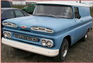 1961 Chevrolet Apache 10 Model C14/Series 1000 C10 1/2 Ton Panel Truck For Sale $4,500 left front view