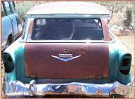 1956 Chevrolet 210 Two-Ten Six Passenger Station Wagon With Complete Front Body Clip For Sale $6,500 rear view