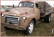 1950 GMC Series 450 Two Ton Flatbed Farm Truck For Sale $3,500 left front view