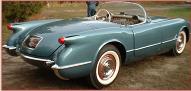 1954 Chevrolet Corvette Series E2934 Two Door Roadster Convertible For Sale $62,000 right rear view