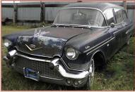 1957 Cadillac Fleetwood 75 Miller-Meteor 5 Door Commercial Hearse For Sale $6,000 left front view