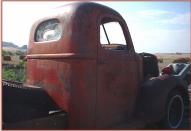 1937 IHC International D-2 1/2 Ton 125" Wheelbase Pickup Truck For Sale $3,500 right rear side cab view