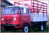 1959 Willys Jeep FC-170 Forward Control 1 Ton 4X4 Stakebed Truck For Sale $12,000 left front view