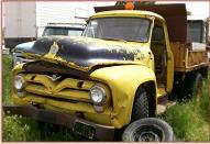 1955 Ford F-600 2 Ton Commercial County Dump Truck For Sale $3,000 left front view