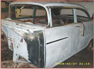 1955 Chevrolet Bel Air 2 Door Post Sedan For Sale left front view