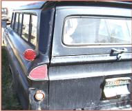 1962 Chevy Series 10 1/2 ton 2 door Suburban Carryall left rear view