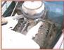 1939 Ford V-8 Model 92D 1/2 ton pickup left front engine compartment view
