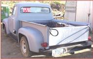 1954 Ford F-100 1/2 ton pickup truck left rear view
