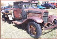 1930 Ford Model AA one ton flatbed truck right front view