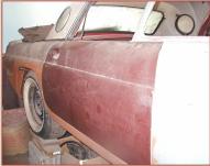 1955 Ford Thunderbird With Hardtop Project Car For Sale $9,000 right front side view