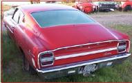 1968 Ford Fairlane 500 Faskback Coupe For Sale $5,500 left rear view